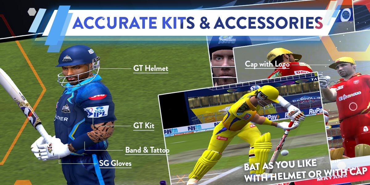 Tata IPL 2022 PC Game Feature - Kits & Unique Kits