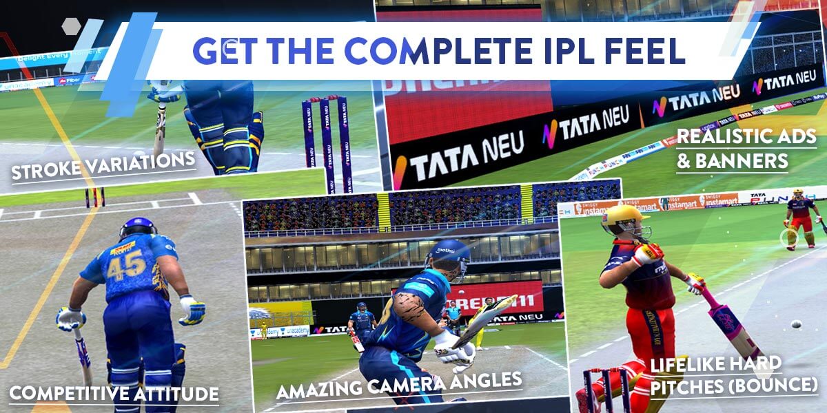 Tata IPL 2022 PC Game Feature - Realistic Gameplay